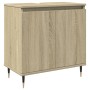 Engineered wood bathroom cabinet in Sonoma oak, 58x33x60 cm. by , Bathroom furniture - Ref: Foro24-849673, Price: 51,88 €, Di...