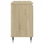 Badezimmerschrank aus Sonoma-Eiche, 58x33x60 cm, aus Ingenieurholz. von , Badezimmermöbel - Ref: Foro24-849673, Preis: 51,88 ...