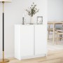 Sideboard mit LED-Lichtern aus weißem Ingenieurholz 77x34x85 cm. von , Sideboards - Ref: Foro24-852131, Preis: 75,33 €, Rabat...
