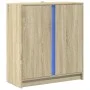 Sideboard mit LED-Beleuchtung aus Eichenholz in Sonoma-Optik 77x34x85 cm. von , Sideboards - Ref: Foro24-852133, Preis: 76,51...