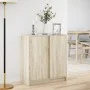Sideboard mit LED-Beleuchtung aus Eichenholz in Sonoma-Optik 77x34x85 cm. von , Sideboards - Ref: Foro24-852133, Preis: 76,51...