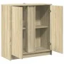 Sideboard mit LED-Beleuchtung aus Eichenholz in Sonoma-Optik 77x34x85 cm. von , Sideboards - Ref: Foro24-852133, Preis: 76,51...