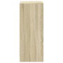 Aparador con LED madera de ingeniería roble Sonoma 77x34x85 cm de , Aparadores - Ref: Foro24-852133, Precio: 79,84 €