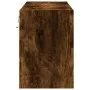 Wall-mounted TV stand with smoked oak LED lights 80x31x45 cm by , TV Furniture - Ref: Foro24-852289, Price: 66,88 €, Discount: %