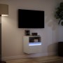 Wand-TV-Möbel mit LED-Lichtern, weiß, 41x31x45 cm. von , TV-Möbel - Ref: Foro24-852313, Preis: 52,09 €, Rabatt: %