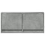 Wand-TV-Möbel mit LED-Lichtern in Betongrau 80x31x35 cm von , TV-Möbel - Ref: Foro24-852358, Preis: 56,18 €, Rabatt: %