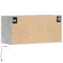 Wand-TV-Möbel mit LED-Lichtern in Betongrau 80x31x35 cm von , TV-Möbel - Ref: Foro24-852358, Preis: 56,18 €, Rabatt: %
