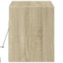Wand-TV-Möbel mit LED-Lichtern in Sonoma-Eiche 100x31x35 cm von , TV-Möbel - Ref: Foro24-852364, Preis: 63,65 €, Rabatt: %