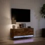 Wand-TV-Möbel mit LED-Lichtern in geräucherter Eiche 100x31x35 cm. von , TV-Möbel - Ref: Foro24-852366, Preis: 66,26 €, Rabat...