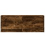 Mueble de TV de pared con luces LED roble ahumado 100x31x35 cm de , Muebles TV - Ref: Foro24-852366, Precio: 69,08 €, Descuen...