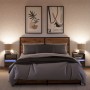 Wand-Nachttische mit LED-Lichtern, 2 Stück, Eiche Braun von , Nachttische - Ref: Foro24-3307988, Preis: 87,11 €, Rabatt: %