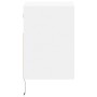 Wand-Nachttische mit LED-Lichtern, 2 Stück, weiß von , Nachttische - Ref: Foro24-3307976, Preis: 81,11 €, Rabatt: %