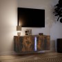 Wand-TV-Möbel mit LED-Lichtern in geräucherter Eiche 80x31x35 cm von , TV-Möbel - Ref: Foro24-852261, Preis: 59,01 €, Rabatt: %