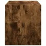 Mueble de TV de pared con luces LED roble ahumado 80x31x35 cm de , Muebles TV - Ref: Foro24-852261, Precio: 58,08 €, Descuent...