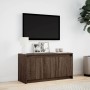 LED-TV-Möbel aus braunem Eichen-Ingenieurholz 100x34x50 cm. von , TV-Möbel - Ref: Foro24-852214, Preis: 77,97 €, Rabatt: %