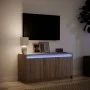 LED-TV-Möbel aus braunem Eichen-Ingenieurholz 100x34x50 cm. von , TV-Möbel - Ref: Foro24-852214, Preis: 76,97 €, Rabatt: %