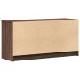 LED TV stand in brown oak engineered wood, 100x34x50 cm by , TV Furniture - Ref: Foro24-852214, Price: 77,97 €, Discount: %