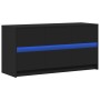 Mueble de TV con LED madera de ingeniería negro 100x34x50 cm de , Muebles TV - Ref: Foro24-852216, Precio: 109,67 €