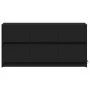 Mueble de TV con LED madera de ingeniería negro 100x34x50 cm de , Muebles TV - Ref: Foro24-852216, Precio: 101,91 €, Descuent...