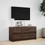 LED-TV-Möbel aus braunem Eichen-Ingenieurholz 100x34x50 cm. von , TV-Möbel - Ref: Foro24-852221, Preis: 105,26 €, Rabatt: %