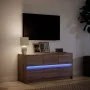 LED-TV-Möbel aus braunem Eichen-Ingenieurholz 100x34x50 cm. von , TV-Möbel - Ref: Foro24-852221, Preis: 105,26 €, Rabatt: %