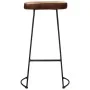 High table set and 3-piece solid mango wood and metal stools by , Furniture sets for kitchens and dining rooms - Ref: Foro24-...