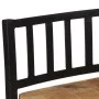Hocher Tisch-Set und 3-teilige Hocker aus massivem Mangoholz und Metall. von , Möbelsets für Küchen und Esszimmer - Ref: Foro...