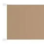 Vertical awning in gray taupe Oxford fabric 100x800 cm by vidaXL, Umbrellas - Ref: Foro24-148406, Price: 51,01 €, Discount: %