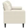 3-seater sofa with cream velvet cushions, 180 cm by , Sofas - Ref: Foro24-3278237, Price: 333,66 €, Discount: %