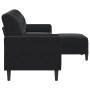 3-seater sofa with black velvet ottoman 210 cm by , Sofas - Ref: Foro24-3278282, Price: 340,98 €, Discount: %