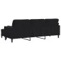 Dreisitzer-Sofa mit schwarzem Samt-Hocker, 210 cm. von , Sofas - Ref: Foro24-3278282, Preis: 335,64 €, Rabatt: %