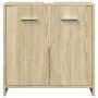 Waschbeckenunterschrank aus Sonoma-Eichenholz, 60x33x60 cm. von , Badezimmermöbel - Ref: Foro24-849604, Preis: 39,14 €, Rabat...