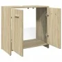 Waschbeckenunterschrank aus Sonoma-Eichenholz, 60x33x60 cm. von , Badezimmermöbel - Ref: Foro24-849604, Preis: 41,48 €, Rabat...