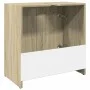 Waschbeckenunterschrank aus Sonoma-Eichenholz, 60x33x60 cm. von , Badezimmermöbel - Ref: Foro24-849604, Preis: 41,48 €, Rabat...