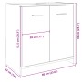 Waschbeckenunterschrank aus Sonoma-Eichenholz, 60x33x60 cm. von , Badezimmermöbel - Ref: Foro24-849604, Preis: 39,14 €, Rabat...