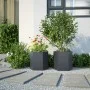 Hexagonal planters 2 units anthracite steel 46x40x45 cm by , Pots and planters - Ref: Foro24-851113, Price: 81,95 €, Discount: %