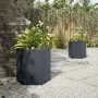 Hexagonal planters 2 units anthracite steel 46x40x45 cm by , Pots and planters - Ref: Foro24-851113, Price: 81,95 €, Discount: %