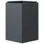 Hexagonal planters 2 units anthracite steel 46x40x45 cm by , Pots and planters - Ref: Foro24-851113, Price: 81,95 €, Discount: %