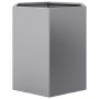 Sechseckiger Pflanzkübel aus Edelstahl 46x40x45 cm von , Töpfe und Pflanzgefäße - Ref: Foro24-851118, Preis: 39,01 €, Rabatt: %