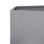 Sechseckiger Pflanzkübel aus Edelstahl 46x40x45 cm von , Töpfe und Pflanzgefäße - Ref: Foro24-851118, Preis: 39,01 €, Rabatt: %
