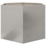 Sechseckiger Edelstahl-Pflanzkübel 69x60x45 cm von , Töpfe und Pflanzgefäße - Ref: Foro24-851126, Preis: 78,69 €, Rabatt: %