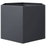 Hexagonal planter in anthracite grey steel, 69x60x45 cm by , Pots and planters - Ref: Foro24-851124, Price: 63,02 €, Discount: %