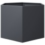 Hexagonal planter in anthracite grey steel, 69x60x45 cm by , Pots and planters - Ref: Foro24-851124, Price: 63,02 €, Discount: %