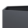 Hexagonal planter in anthracite grey steel, 69x60x45 cm by , Pots and planters - Ref: Foro24-851124, Price: 63,02 €, Discount: %