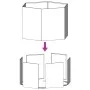 Sechseckiges Blumenbeet aus olivgrünem Stahl, 104x90x45 cm. von , Töpfe und Pflanzgefäße - Ref: Foro24-851132, Preis: 68,86 €...