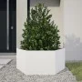Jardinera hexagonal de acero blanco 104x90x45 cm de , Maceteros y jardineras - Ref: Foro24-851130, Precio: 72,76 €, Descuento: %