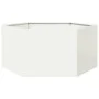 Jardinera hexagonal de acero blanco 104x90x45 cm de , Maceteros y jardineras - Ref: Foro24-851130, Precio: 72,76 €, Descuento: %