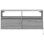 TV-Wandmöbel mit LED-Lichtern in Sonoma-Grau 100x31x45 cm von , TV-Möbel - Ref: Foro24-852339, Preis: 72,85 €, Rabatt: %