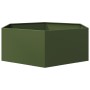 Jardinera hexagonal de acero verde oliva 138x120x45 cm de , Maceteros y jardineras - Ref: Foro24-851139, Precio: 99,87 €, Des...