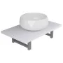 Zweiteiliges Badezimmermöbelset aus weißer Keramik. von , Badezimmermöbel - Ref: Foro24-279343, Preis: 96,33 €, Rabatt: %